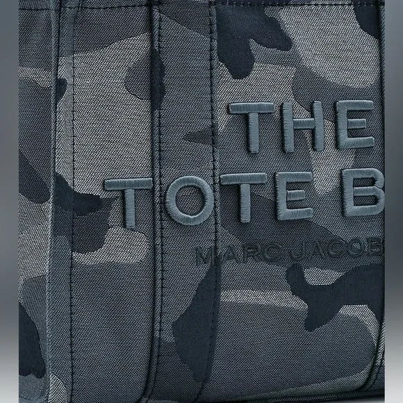 Marc Jacobs The Camo Jacquard Small Tote Bag - Blue - Picture 4 of 13